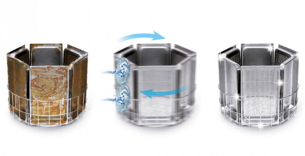 Mechanische-Reinigung-Kunststoff-Granulat-Industriespuelmaschine