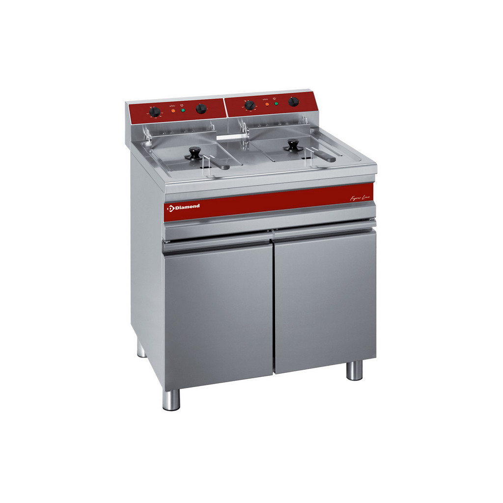 Doppel-Stand-Fritteuse-400v