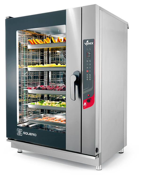 Gastro-gas-squero-steamer-ofen
